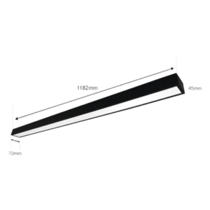 Panel LED Suspendido / 22 W / 1 980 lm / 6 500 K / Ángulo 140° / 127 Vca~60Hz