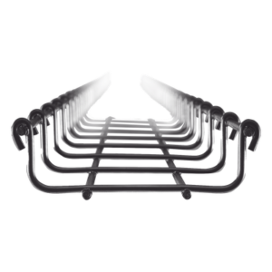 Charola Tipo Malla / 100 mm x 33 mm / Electro Zinc 15-20 μm / 3 m (9.84 ft) / 53 Cables Cat6