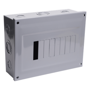 Centro de Carga / 8 Polos / 100 A / 1 Fase 3 Hilos / 120/240 V AC / 60 Hz / Sobreponer / 9.4 x 7.3 x 3.0 in