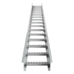 Escalera de Aluminio Portacables / Perfil Z / Peralte 3 1/4" / Paso 9" / Ancho 12" / 3.66 m (12 ft) / Capacidad 274 Cables / Carga 74.4 kg