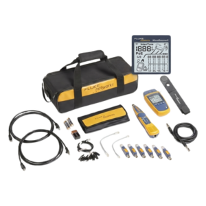 Kit Verificador de Red / Comprobación Voz-Datos-Video / Pantalla LCD Retroiluminada / Detección PoE 90W / Sonda Intellitone Pro 200 / 295 ft (90 m)