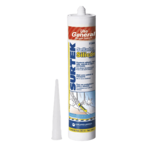 Sellador de Silicona Transparente / Uso General / 280 ml / -40°C a 100°C / Secado 24 h / Humedad