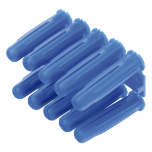Taquete de Fijación / Doble Expansión 4 Direcciones / 3/8" para Tornillo 12 mm x 2" / 100 Piezas / Resistencia 100 kg / Concreto y Superficies Sólidas