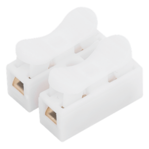 Conector Push / 2 Contactos / 250V / 10A / -40°C a 100°C / Cables 0.5-3.5 mm² / Material Antiflama