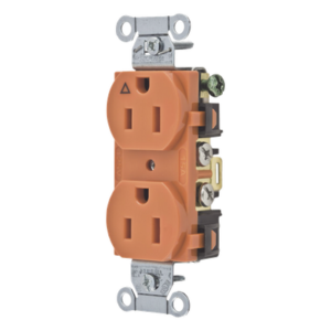 Contacto Dúplex / 15A 125V / 2 Polos 3 Hilos / NEMA 5-15R / Grado Comercial / Nylon / -40°C a 75°C