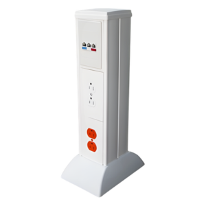 Mini Columna de Gestión de Cables / Sistema Modular / -40°C a +85°C / PVC y ABS de Alto Impacto / 2.89 lb / NOM-001-SEDE-2005