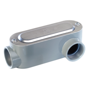 Caja de Registro Ovalada / Roscada Tipo LL / 3/4" (19.05 mm) / Aluminio Diecast / Certificación UL-CSA
