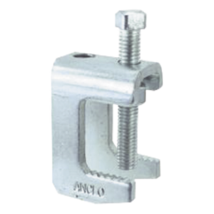 Mordaza de Acero Fija / 3/4" / Varilla 1/4" / Carga 200 kg / Acabado Galvanizado / AISI 1018