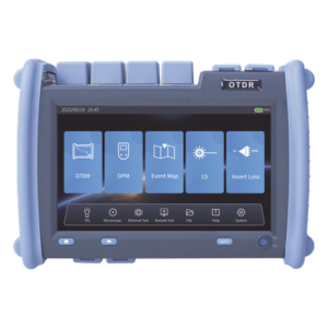OTDR de Alto Rendimiento / Pantalla 7" / 1310nm, 1550nm, 1625nm / Zona Muerta 0.8m (2.62 pies) / VFL 5mW / Alcance 420 km