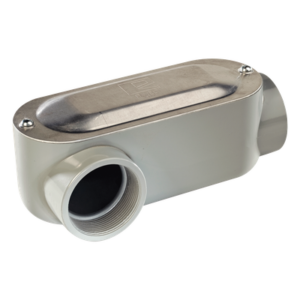 Caja de Registro Ovalada / Roscada LR / 3/4" (19.05 mm) / Aluminio Inyectado / Hermética / 119.5 cm³