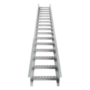 Escalera Portacables / Perfil Z / Peralte 3 1/4" / Ancho 9" / Paso 9" / 3.66 m (12 ft) / Capacidad 205 Cables