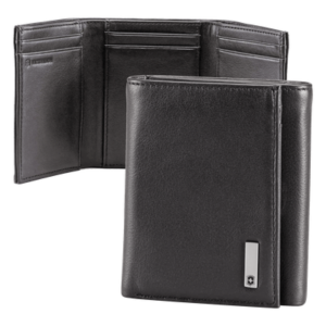 Cartera de Piel / Triple Pliegue / 6 Tarjetas / Divisor de Billetes / 9x10x3 cm / 0.1 kg