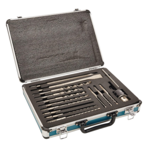 Juego de Brocas, Cinceles y Broquero SDS Plus / 14 Piezas / Medidas 5/32'' a 5/8'' / Longitudes 4-1/4'' a 10''