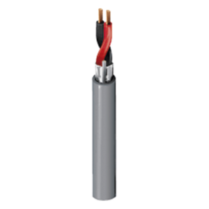 Cable Multipropósito para Alarma / 2x16 AWG / Blindado / CMR Riser / 305 m (1000 ft) / Gris
