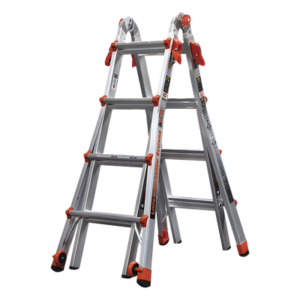 Escalera Multi-Posiciones / 17' (5.18 m) / Aluminio Espacial / 136 kg / Superficies Inclinadas