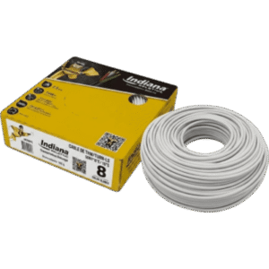 Cable Eléctrico THW-LS / 8 AWG / 19 Hilos / 90°C / 100 m (328 ft) / Blanco