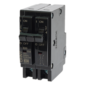 Interruptor Termomagnético Enchufable / 2 Polos / 60A / 240 VCA / Capacidad Interruptiva 10 kA / Rango -30 a 70 °C