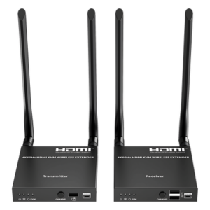 Extensor HDMI Inalámbrico / 4K@60Hz 4096x2160 / KVM Integrado / Banda 5G / Alcance 50 m (164 ft) / 1 a 4 Pantallas