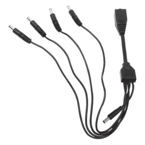 Cable de Distribución de Alimentación / 5 Vías / 4 Cámaras TurboHD / 12 VCC / 500 mA por Canal / Conector Plug 2.5'