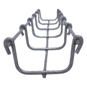 Charola Tipo Malla Bimetálica / 50 mm Ancho / 33 mm Peralte / Tramo 3 m (9.8 ft) / Hasta 26 Cables Cat6 / Exterior y Zonas Húmedas
