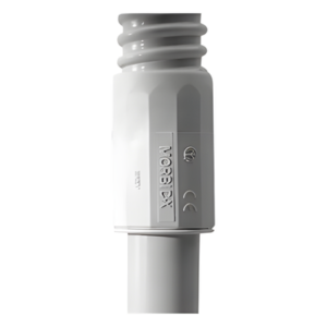 Conector de Transición Rígido-Flexible / PVC 25 mm / Auto-Extinguible / Sin Halógenos / IP65 / -24°C a 60°C
