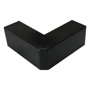 Esquinero Exterior / PVC Autoxtinguible / Negro / Para Canaleta TMK-1720-N-CC