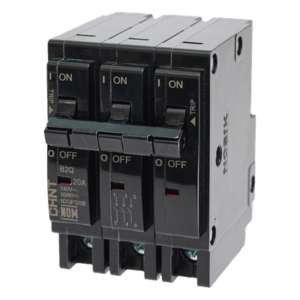 Interruptor Termomagnético Enchufable / 3 Polos / 40A / 240V / Capacidad Interruptiva 10kA / Rango -30 a 70°C
