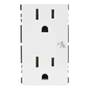 Módulo Dúplex de Contactos Eléctricos / 10A / 127V / Sistema de Seguridad Antiobjetos / Compatible con Cajas para Pavimento / Embornamiento a Tornillo