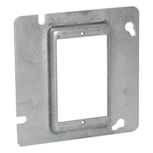 Sobretapa Cuadrada / Acero Galvanizado / 4.688 x 4.688 x 0.5 in / Capacidad 3.5 in³ / UL Listed