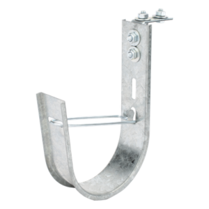 Gancho J-Hook para Cableado Estructurado / Capacidad 115 Cables Cat6 / Acero al Carbón / Fijación con Tornillería Incluida / Interior