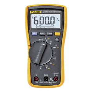 Multímetro Digital / Valor Eficaz Verdadero 6000 Recuentos / CAT III 600 V / Protección 6 kV / Pantalla LED Retroiluminada