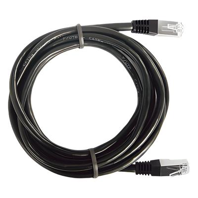 Cable de Parcheo / FTP Cat6 / 0.5 m (1.64 ft) / Blindaje Global / Cobre / Negro