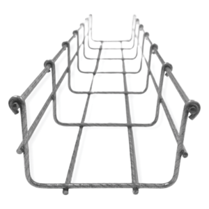 Charola Tipo Malla / Bimetálica Zinc-Aluminio / 54/100 mm / 86 Cables Cat6 / 3 m (9.8 ft) / Uso Exterior y Zonas Húmedas