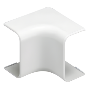 Esquinero interior / Canaleta LD5 / ABS / Blanco mate / UL94V-0 FT4 / 90° / 0°C a 50°C