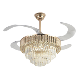 Ventilador de Techo con Luminario LED / 110 V CA 50/60 Hz / 88 W / 4500 lm / 2700-4000-6500 K / 3 Tonos de Luz / 1075 mm (3.5 pies) / 6 Velocidades / No Dimeable