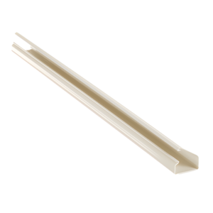 Canaleta de PVC Rígida / 38.4 x 24 mm / 2438 mm (8 ft) de Largo / UL94V-0 / Adhesiva Sin Herramientas / 13 Cables Cat6