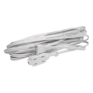 Extensión Eléctrica Doméstica / 4 m (13.1 ft) / 127 V CA / 8 A Máximo / 16 AWG / NEMA 1-15P / 2 Receptáculos