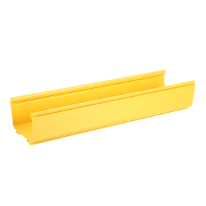 Canaleta para Cableado Estructurado / PVC Rígido / 6x4 Pulgadas / 3 m (9.8 ft) de Largo / Capacidad 3819 Cables / Color Amarillo