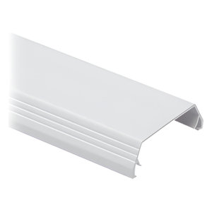 Tapa para Canaleta T-45 / PVC Rígido / Bisagra Doble Acceso / 60.3 x 19.1 x 2400 mm / UL94-V0 / Blanco Mate