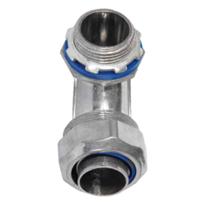 Conector Curvo para Tubo Liquidtight / 1/2" (13 mm) / Acabado Bruñido Brillante / NEMA FB-1 / UL 514B