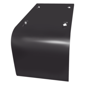 Bajada para Cable / 100 mm de Ancho / Acero Galvanizado G60 Calibre 18 (1.2 mm) / Recubrimiento Epóxico Negro / Sin Tornillería Adicional