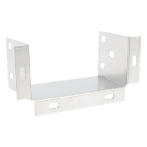Conector de Escalera a Tablero / Peralte 3 1/4" / Ancho 6" / Aluminio / Tornillería Incluida