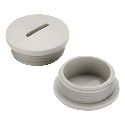 Tapón Roscado / Rosca NPT 1/2" / Aluminio Inyectado / Epoxy-Poliéster Termoendurecido / UL y CSA / IP para Ambientes Corrosivos