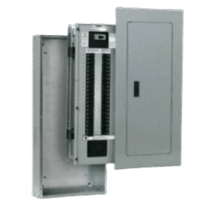 Tablero de alumbrado / 18 circuitos / Barras aluminio 250 A / Frente sobreponer / Sin zapatas principales