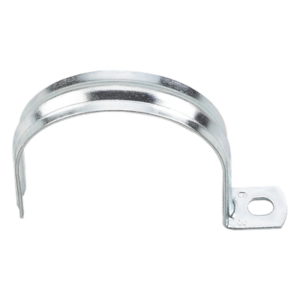 Abrazadera Tipo Uña / 1 1/2" (38.1 mm) / Acero 0.9-1.2 mm / Cincado 5 Micras / Conduit Plástico y Acero