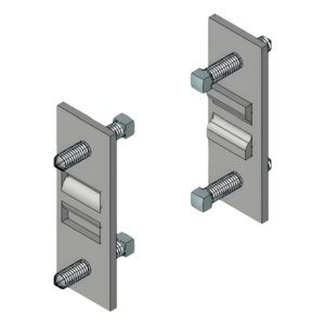 Mordaza Interior para Vigas / Acero 4.7 mm / Carga 360 kg / Electrogalvanizado / Par