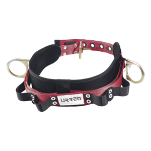 Cinturón de Seguridad para Liniero / Talla 44 / Neopreno Resistente / 4 Compartimentos / 2 Anillos Tipo D / ANSI A10.14 y Z359.1