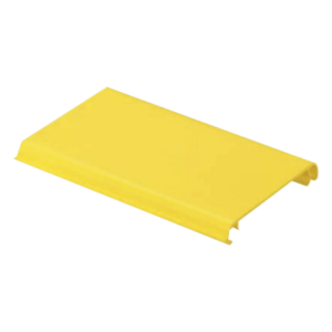 Tapa con Bisagra para Canaleta / Sistema 4x4 / PVC Rígido 94V-0 / Apertura 30° a 90° / 3 m (10 ft) / Amarillo