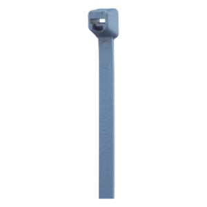Brida de Cable / Nylon 6.6 Metal Detectable / 203 mm (8.0 in) Largo / 3.4 mm Ancho / 133 N (30 lb) / Antimicrobiano / Azul