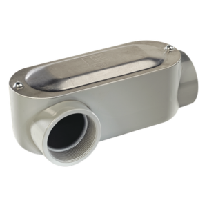 Caja de Registro Ovalada / 1 1/4" (31.8 mm) / Tipo LR / Aluminio Diecast / NPT Conduit / 512.7 cm³